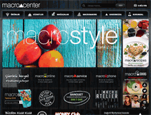 Tablet Screenshot of macrocenter.com.tr